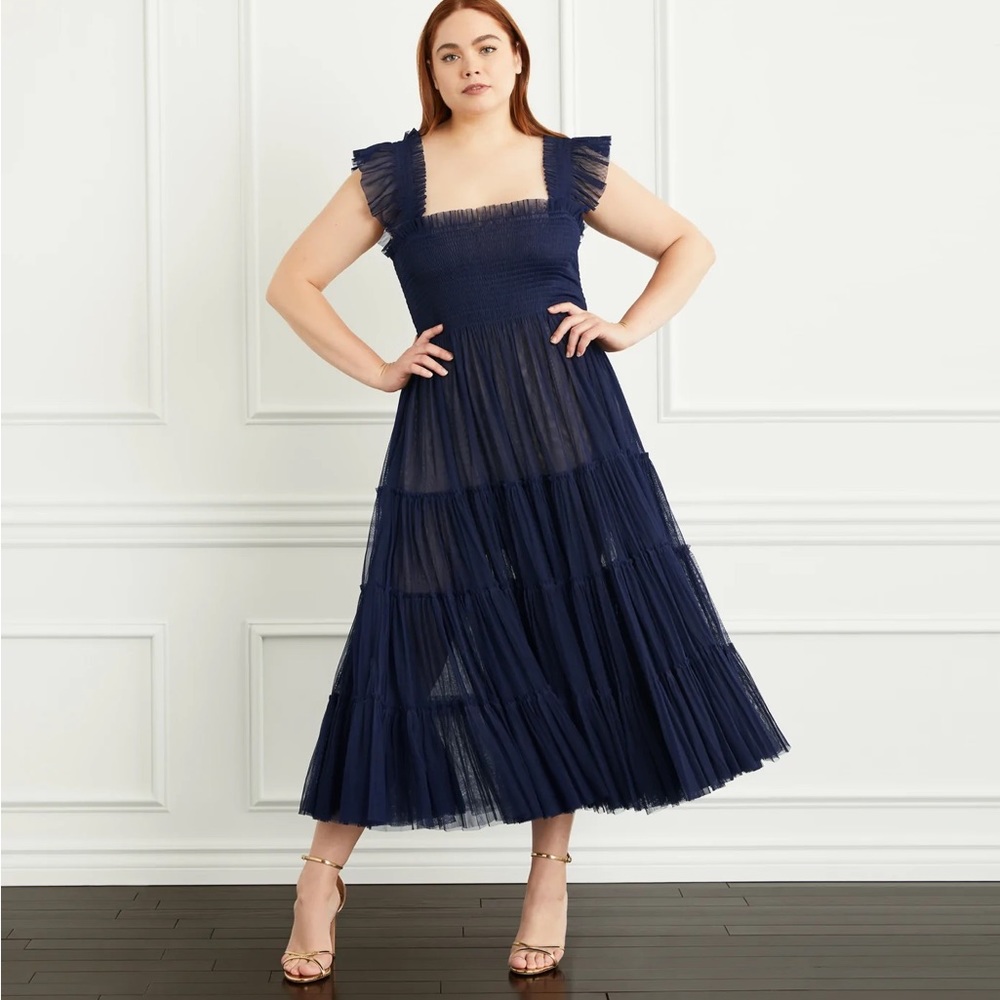 Hill House Navy Tulle Ellie